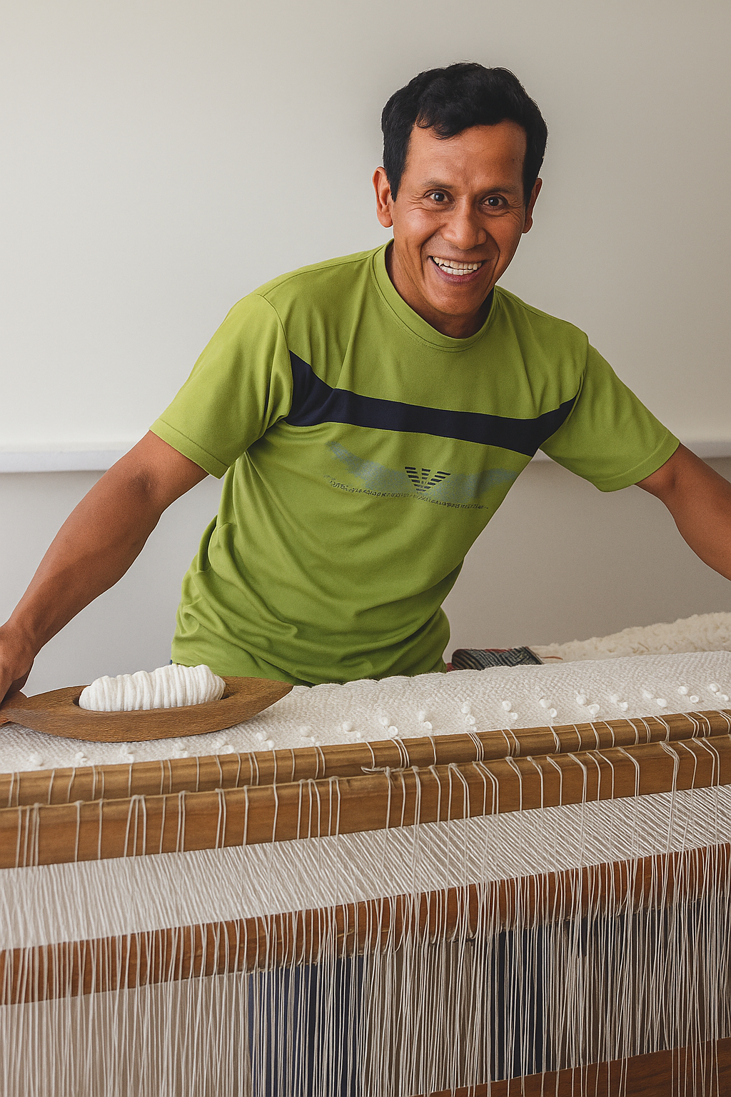 Weaver in Huamanchuco community